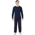 thumbnail image 3 of Fruit of the Loom Men's Jersey Knit Top and Flannel Pajama Pants Set, 2-Piece, Sizes S-5XL, 3 of 11