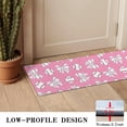 thumbnail image 3 of Pink Bows and Baseballs Pattern Door Rugs,Washable Non Slip Door Mats Indoor,Decorative Door Mats,Entry Mat Indoor for Entrance,Bedroom,Kitchen,Bathroom,16"x47", 3 of 6