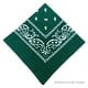 thumbnail image 4 of Sonducket Pañuelo de anacardo de poliéster, bufanda cuadrada de moda, diadema de Paisley, pañuelo para la cabeza para senderismo, regalos Ciclismo Verde oscuro, 4 of 5