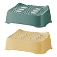 thumbnail image 1 of Abbracc 2PiecesCompactUnderDeskFootRestNonSkidforOfficeHomeGaming Yellow and Green, 1 of 3
