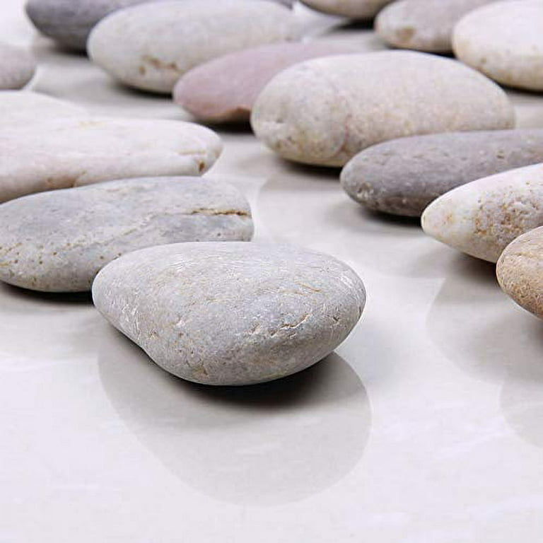 JOIKIT joikit 60 pcs painting river rocks, natural smooth kindness stones,  small craft rocks for diy, arts, crafts, painting, decora