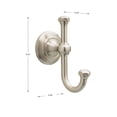 thumbnail image 2 of Better Homes & Gardens Holbrook 24" Towel Hook, Satin Nickel, 2 of 2