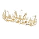 thumbnail image 1 of tiara de novia de cristal,corona de boda,corona de princesa,tocado de novia,tiaras de princesa,accesorio para el cabello de novia, 1 of 6