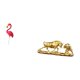 thumbnail image 5 of Escultura De Flamenco Para Jardín De Hadas, Toro, Oso, Vaca, Ganado, Obra De Arte Moderna, Estatua De Animal Feng Shui, Adorno Para Fiestas, Primavera, Patio, Escritorio, Regalos De Cumpleaños, 5 of 8