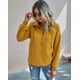 thumbnail image 3 of Sudadera Prettygarden casual de manga larga para mujer, color amarillo, 3 of 6
