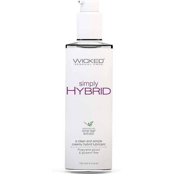 Wicked Sensual Care Simply Hybrid Lubricant - 4 oz
