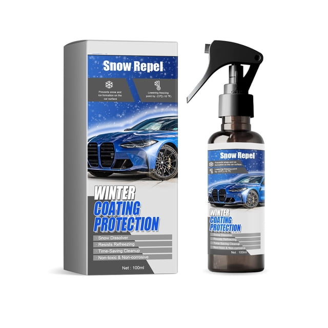 Snow Coating Windshield 100Ml Spray Defrost Car Care Melting