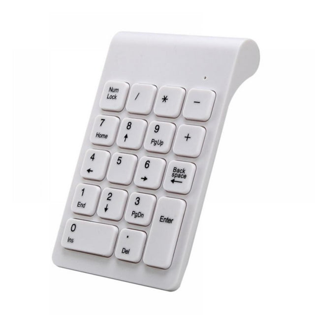 Wireless Number Pads Numeric Keypad Numpad 18 Keys Portable 2.4 GHz Financial Accounting Number Keyboard Extensions 10 Key for Laptop PC Desktop Surface Pro Notebook(Black)