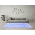 thumbnail image 3 of Ahgly Company Machine Washable Indoor Rectangle Persian Blue Traditional Area Rugs, 7' x 9', 3 of 4