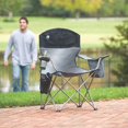 thumbnail image 2 of Coleman 765162 Cooler Quad Chair Black - Grey, 2 of 7