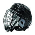 thumbnail image 2 of Casco de hockey ajustable negro para practicar partidos de hockey sobre césped M, 2 of 8
