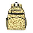 thumbnail image 1 of Funny Cartoon Pizza-Themed Student Backpack Lightweight and Water-Resistant School Book Bag with Pepperoni and Cheese Designs Spacious and Comfortable for Daily Use and Travel, 1 of 6