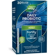 Nature's Way Fortify Daily Probiotic Capsules for Adults, 30 Billion Live Cultures, Unisex, 30 Count