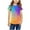 Multicolor, variant on Shirt for Girls Size 14-16 Round Neck Blouse for Girls Kids Short Sleeve Tops Gradient Top Top for Girls 9 my order