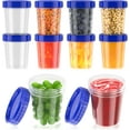 thumbnail image 1 of EcoNesxp Le oz salad dressing container with lid small container 10 pack, 1 of 5