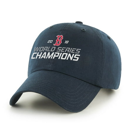 Sox Mens Leather - Fan Favorite MLB World Series Champions Clean Up Hat, Boston Red Sox