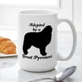 thumbnail image 6 of CafePress - Greatpyrenees Silhouette Ceramic Mug - 15 oz Ceramic Large White Novelty Mug, 6 of 6