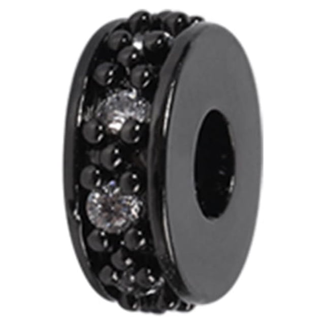 maskred Beads for Bracelets Making Large Hole Spacer Small Zirconia Cubic Bracelet Exquisite Rhinestones for Crafts for DIY Type 4 1Set