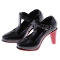 thumbnail image 2 of 1/6 -strap Pumps Shoes for 12 INCH Figures Black, 2 of 8