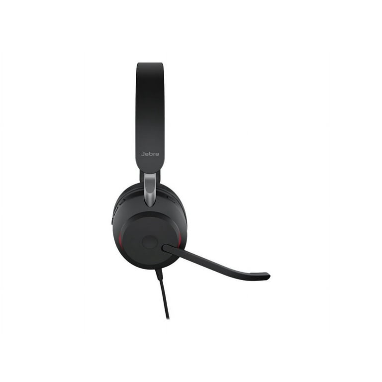 UC Stereo - - - on-ear - Jabra - SE 40 Optimized Evolve2 Headset - wired UC for noise USB-A isolating