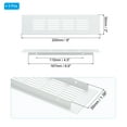 thumbnail image 2 of Unique Bargains 8 x 2 Inch Door Air Vent Cover, 3 Pcs Heavy Duty Grille Ventilation, 2 of 7