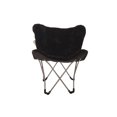 thumbnail image 1 of Mainstays Micro Suede Fabric Butterfly Folding Chair, Black, 1 of 5