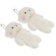 thumbnail image 2 of Plush Bear Keychain Pendants Cute Cartoon Bag Ornaments Adorable Stuffed Animal Charms for Durable Soft Bag Accessories Keyrings Backpack, 2 of 2