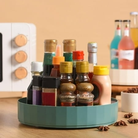 

Lazy Susans Turntable Cabinet and Pantry Storage Desktop Storage Tray Baking Storage Turntable Condiments Storage Rack for Vanity Save