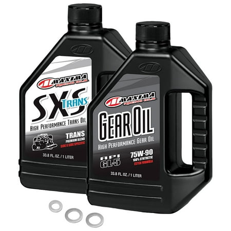 Tusk Drivetrain Oil Change Kit with Maxima Oil For SUZUKI King Quad 700 4x4 2005-2007