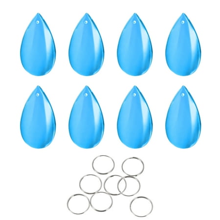 

Uxcell Crystal Bead 12Pcs 47mm Hanging Pendant for Curtain Tablecloth Chandelier Blue