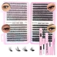 thumbnail image 1 of Kit de extensión de pestañas DAODER Wispy Lash 640 Cluster Lashes, 1 of 7