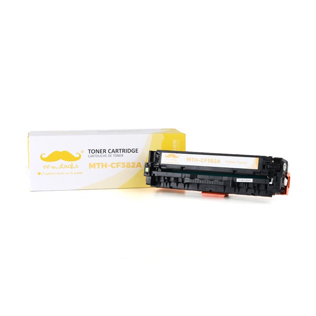Compatible HP 312A CF382A Yellow Remanufactured Toner Cartridge for HP Color LaserJet Pro MFP M476dn Color LaserJet Pro MFP M476dw Color LaserJet Pro MFP M476nw