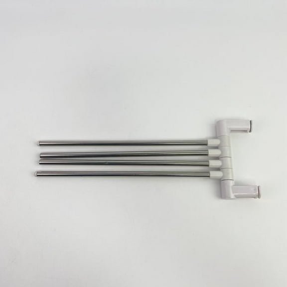 LandTu Towel racks,Swivel Towel Bar 13.8 Inch SUS 304 Stainless Steel 4-Arm Bathroom Swing Hanger Towel Rack Holder Storage Organizer Space Saving Wall Mount Brushed Finish