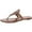 Tan, variant on Women's Miller Patent Calf Perfect Black Leather Sandal - 7.5M