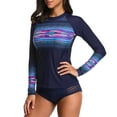 thumbnail image 5 of Women's Rash Guard Swimwear Long Sleeve Rash Guard Swimsuit UPF 50+, 5 of 6