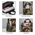 thumbnail image 3 of Balery Jungle Hat Bear Mochila ligera para hombre y mujer: duradera e impermeable, ideal para la escuela, el trabajo, viajes y uso diario., 3 of 7