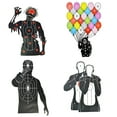 thumbnail image 4 of 17.7*12.6 inches 10PC head chest ring target paper archery training target paper, 4 of 10