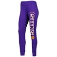 thumbnail image 4 of Women's Concepts Sport Heather Purple Phoenix Suns Team Hoodie & Pants Sleep Set, 4 of 5