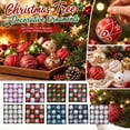 thumbnail image 2 of Christmas Tree Ornaments 16 Piece Pack Gold and White for Holiday Season Decor, 2 of 6