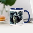 thumbnail image 3 of CafePress - Winter Wolf - 11 oz Ceramic Mug - Novelty Coffee Tea Cup, 3 of 4