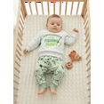 thumbnail image 6 of BemeyourBBs Toddler Boy Fishing Outfits Fall Winter ClothesLetter Print Long Sleev Sweatshirt and Fish Pants Set, 6 of 9