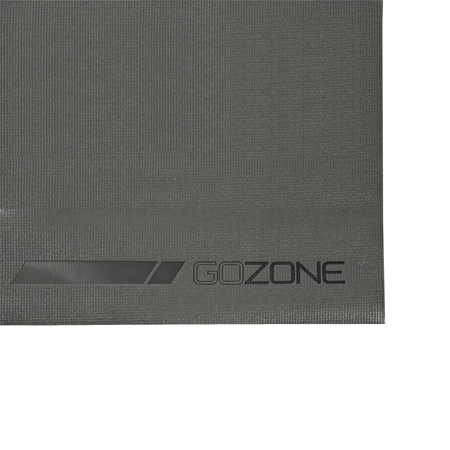 Tapis de yoga en PVC uni gris 3 mm Yoga Mat GRY