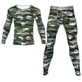 thumbnail image 2 of hwoehyo Men's Camouflage Sports Pants Set Thick Clothes Thermo Underwear Sets for Cold Weather M, 2 of 9