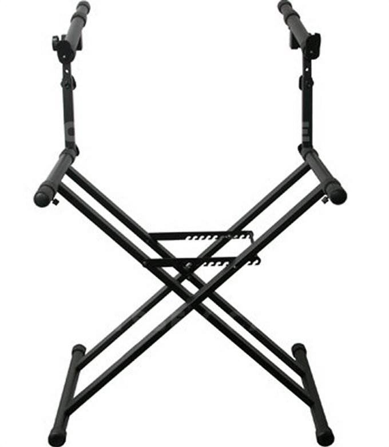 NEW! Odyssey Cases LTBXS2 DJ Coffin/Keyboard/Laptop Folding Dual Tier X-Stand