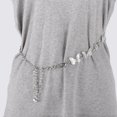 thumbnail image 2 of Unique Bargains 1 Pc Waist Chain Butterfly Design Adjustable Waist Cord for Women Silver Tone, 2 of 6