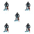 thumbnail image 2 of maskred Figurine Miniature de Plongeur Modèle Aventure Décor Style 2 5Set, 2 of 6