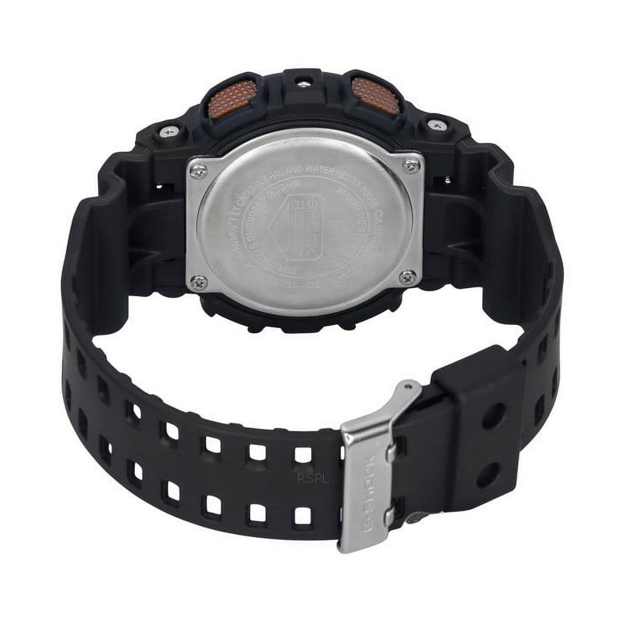 Casio G Shock Analog Digital Resin Strap Multicolor Dial Quartz GA 100RC 1A 200M Men s Watch