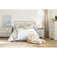 thumbnail image 5 of 2 Dresser and 2 Nightstand Bedroom Set with Antique Handles in Winter Oak, 5 of 7