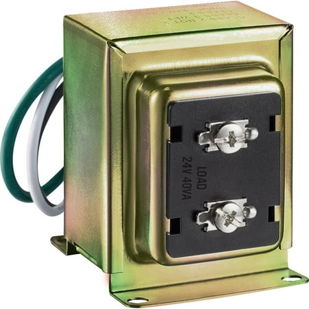 24-Volt 40vA Wired Door Bell Transformer for Powering Multiple Smart Doorbells and