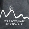 thumbnail image 3 of CafePress - Cycling : Love Hate Relationship T Shirt - Women's Traditional Fit Dark T-Shirt, 3 of 4